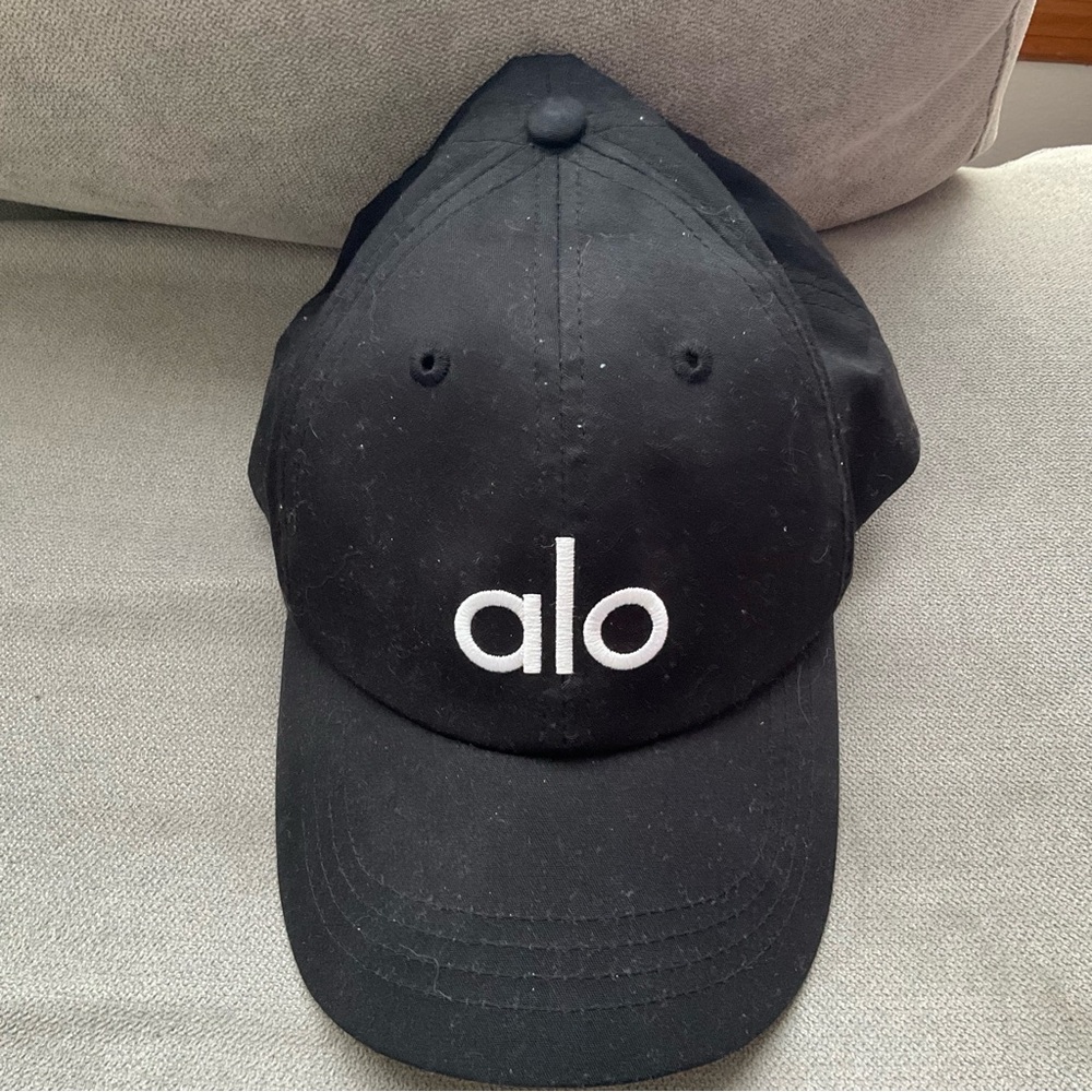 Alo Yoga Off-Duty Cap Black/White - Picture 11 of 16